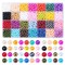 1960 PIECES Pearl Beads, 6mm 28 Colors Multicolor Loose Beads for Crafts with Holes for Jewelry Making, Small Filler Beads for Crafting Bracelet Necklace Earrings